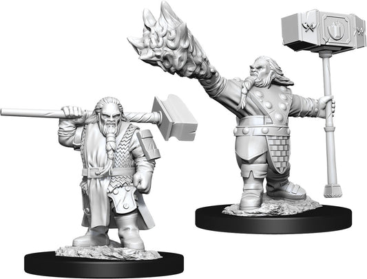 Dungeons & Dragons: Nolzur's Marvelous Unpainted Miniatures - W11 Male Dwarf Cleric