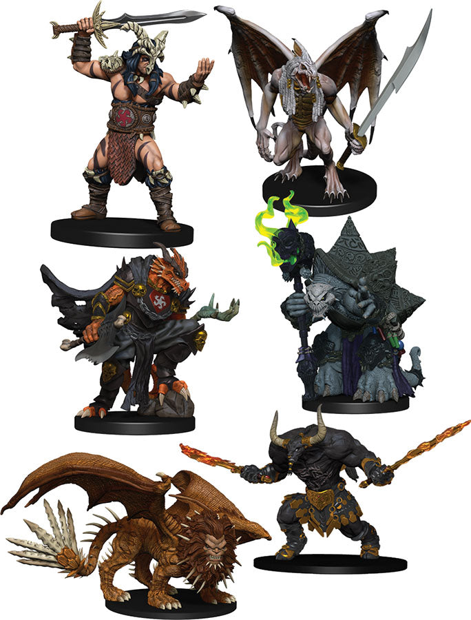 Dungeons & Dragons Fantasy Miniatures: Icons of the Realms Figure Pack - Descent into Avernus - Arkhan the Cruel and the Dark Order