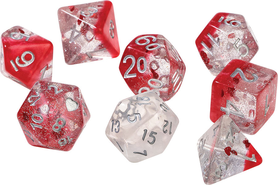 RPG Dice Set (7): Hearts