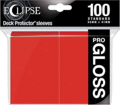 Eclipse Gloss Standard Sleeves: Apple Red (100)