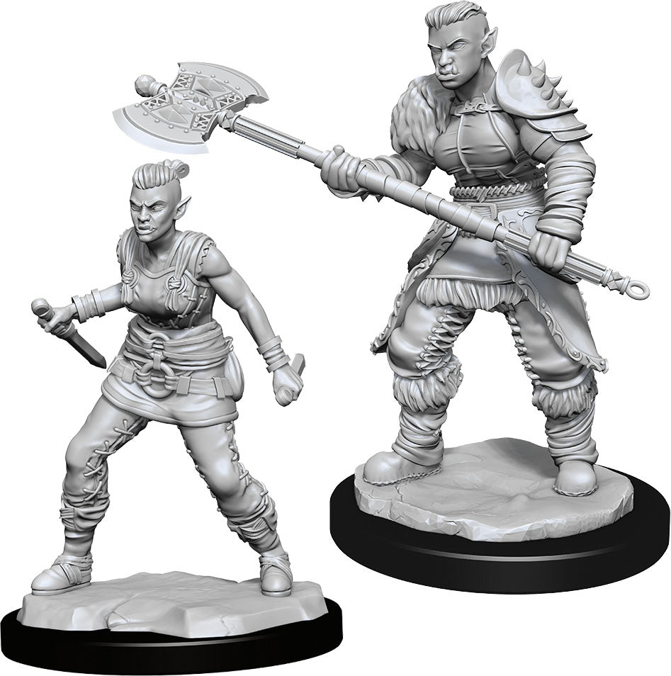 Dungeons & Dragons: Nolzur's Marvelous Unpainted Miniatures - W13 Orc Barbarian Female