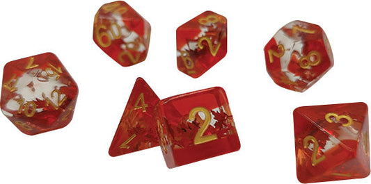 RPG Dice Set (7): Maple Leaf