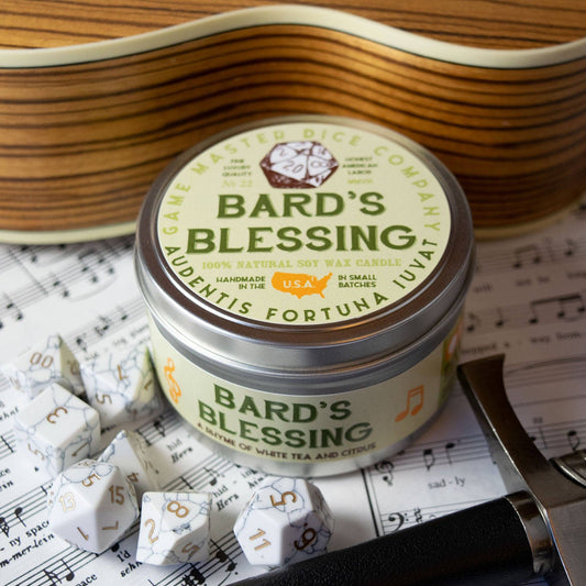 Bard's Blessing Gaming Candle