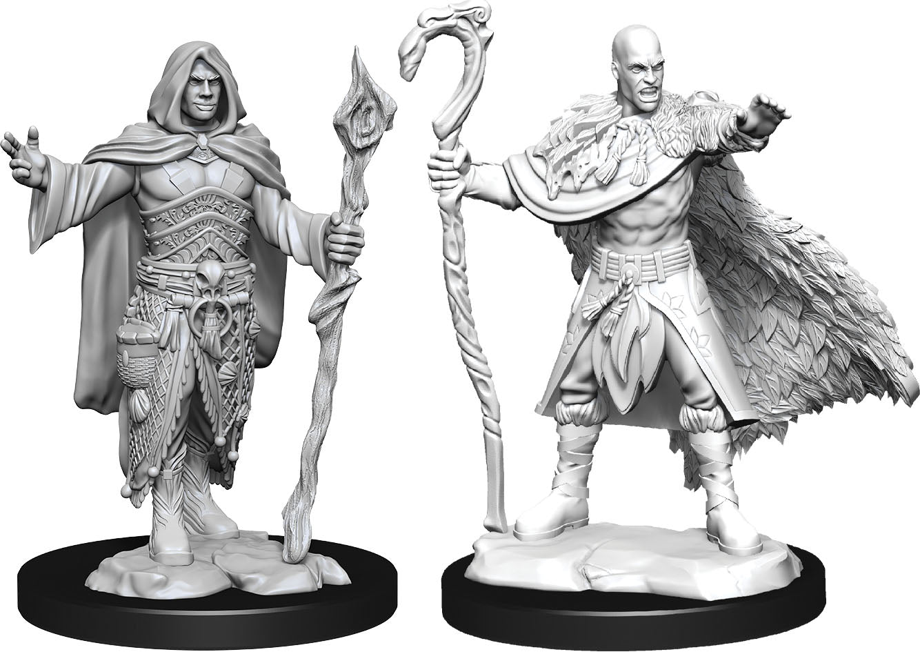 Dungeons & Dragons: Nolzur's Marvelous Unpainted Miniatures - W14 Human Druid Male