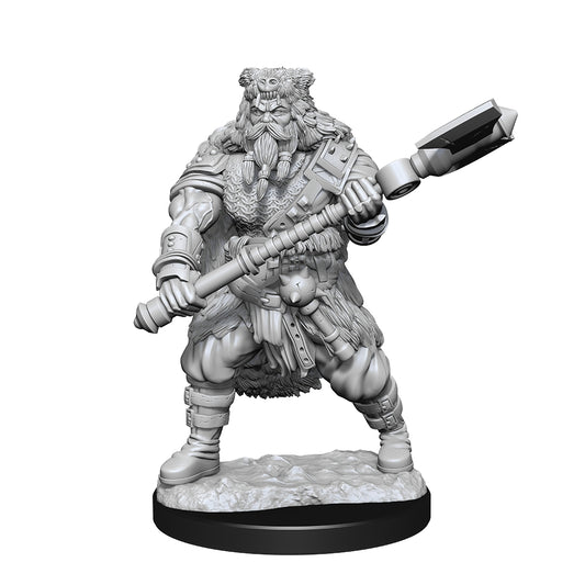 Dungeons & Dragons: Nolzur's Marvelous Unpainted Miniatures - W14 Human Barbarian Male