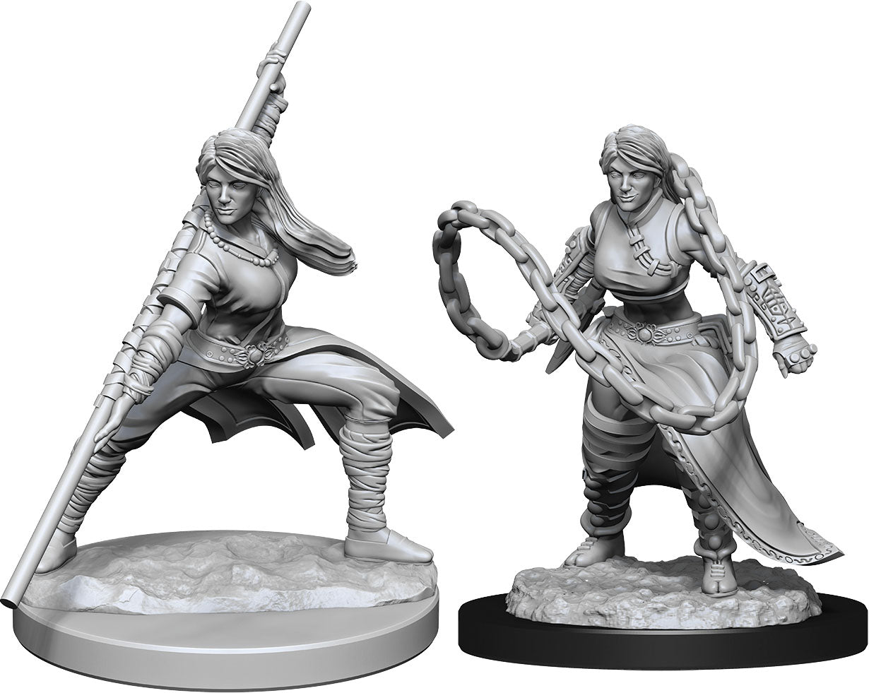 Dungeons & Dragons: Nolzur's Marvelous Unpainted Miniatures - W14 Human Monk Female