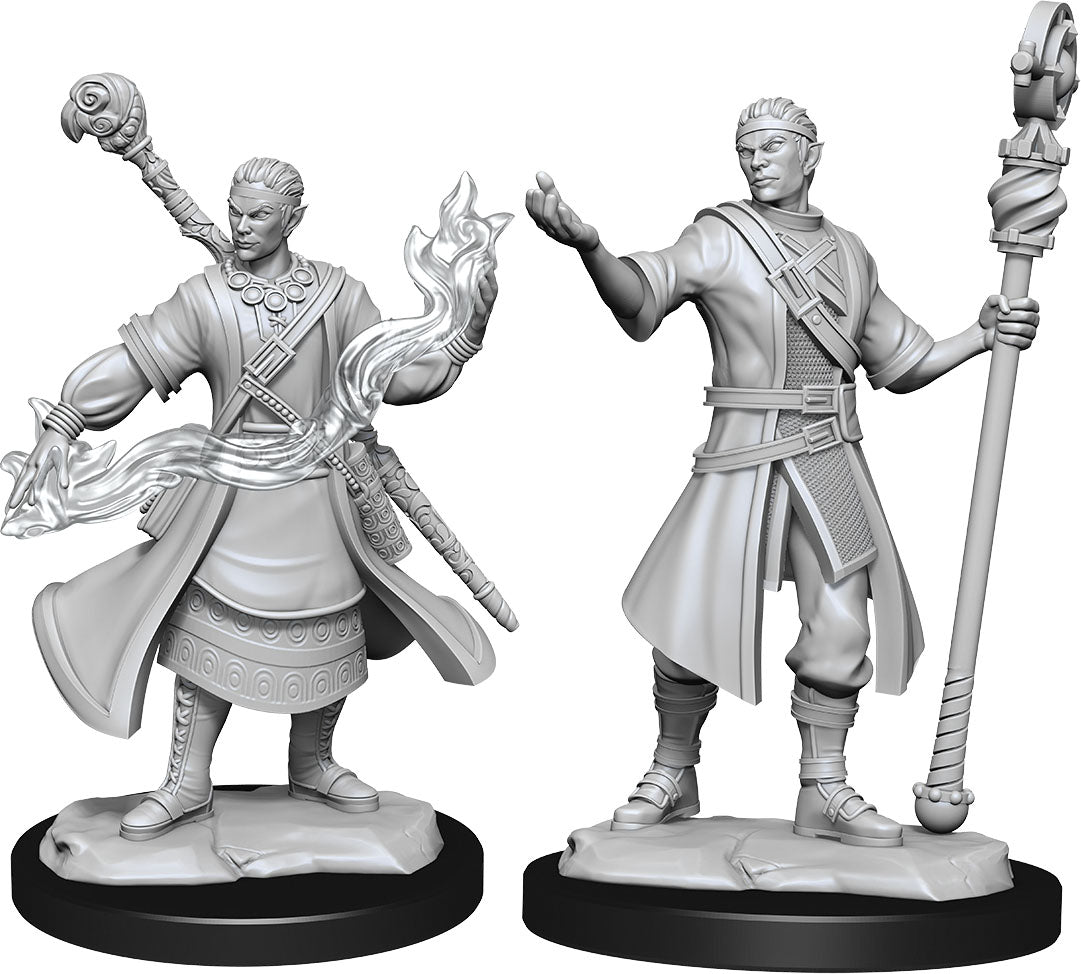 Dungeons & Dragons: Nolzur's Marvelous Unpainted Miniatures - W14 Half-Elf Wizard Male