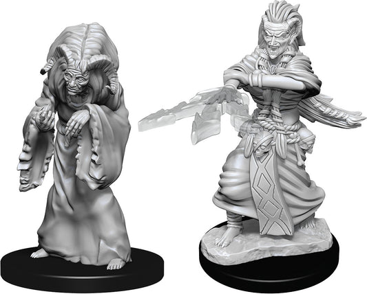 Dungeons & Dragons: Nolzur's Marvelous Unpainted Miniatures - W14 Night Hag & Dusk Hag