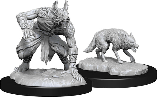 Dungeons & Dragons: Nolzur's Marvelous Unpainted Miniatures - W14 Jackalwere & Jackal