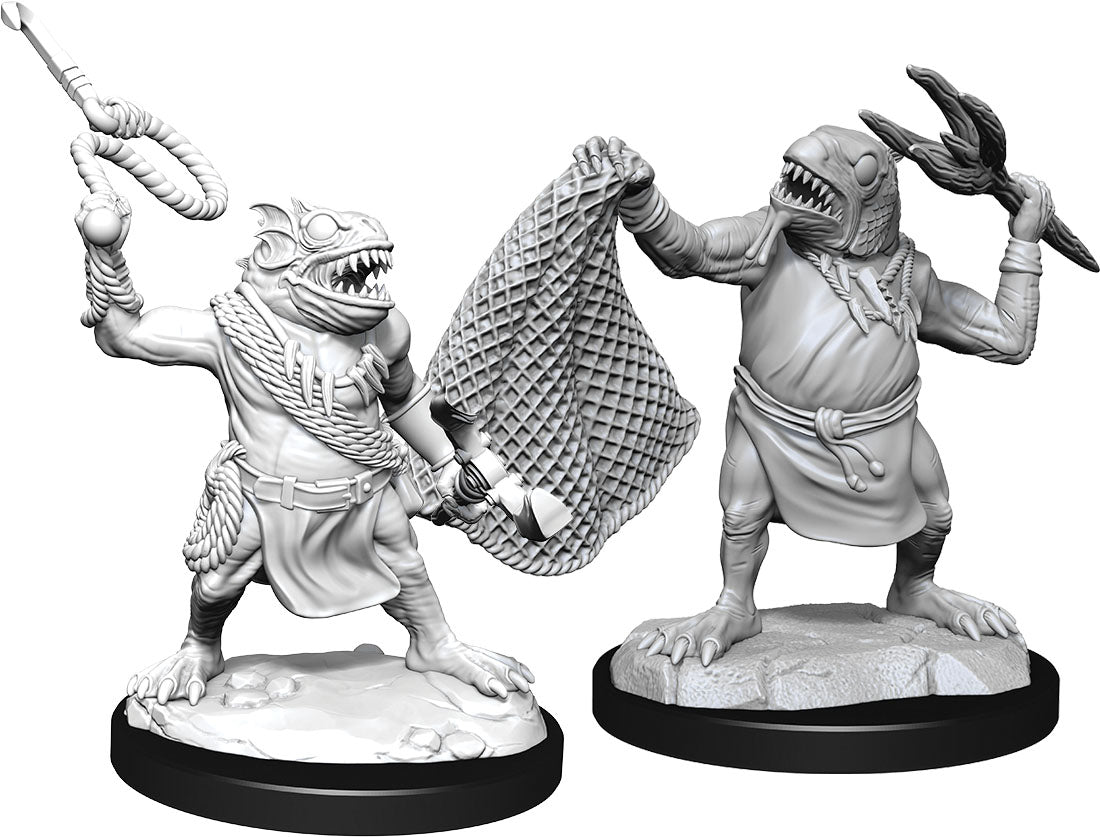 Dungeons & Dragons: Nolzur's Marvelous Unpainted Miniatures - W14 Kuo-Toa & Kuo-Toa Whip