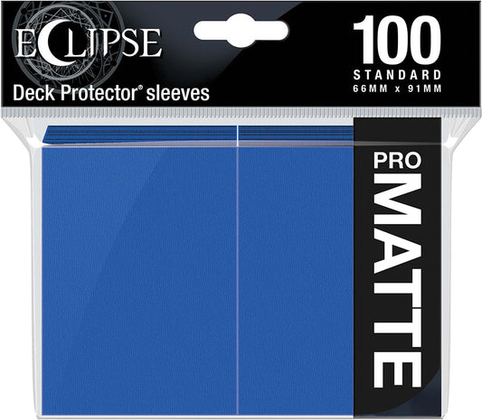 Eclipse Matte Standard Sleeves: Pacific Blue (100)