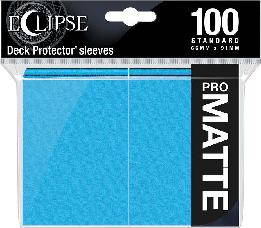 Eclipse Matte Standard Sleeves: Sky Blue (100)