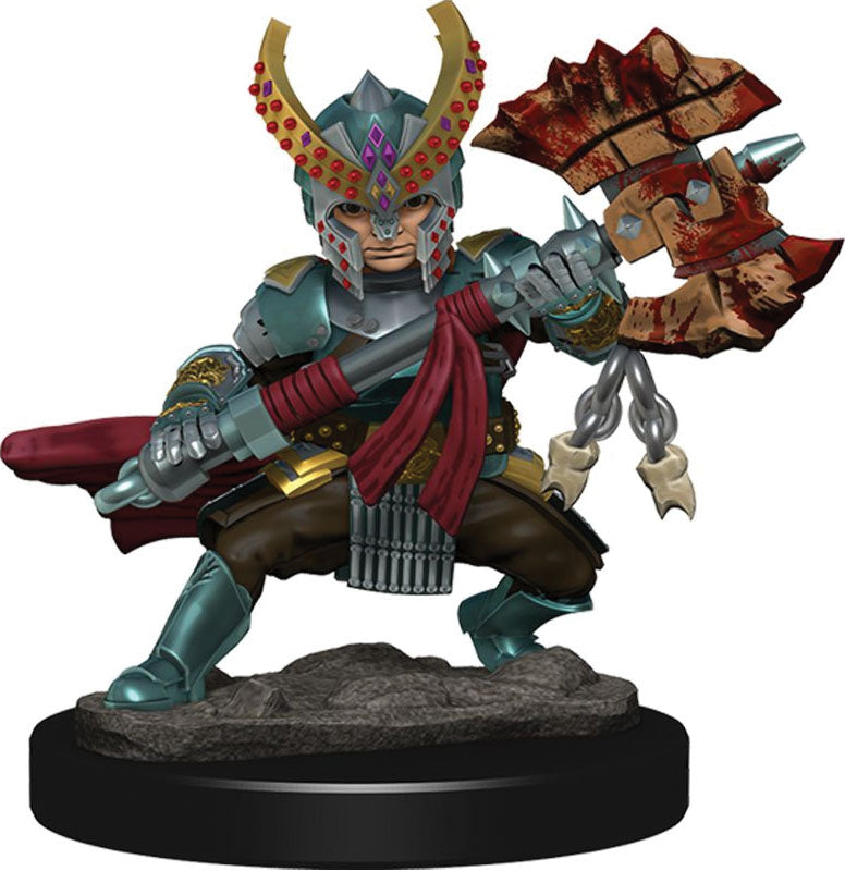 Dungeons & Dragons Fantasy Miniatures: Icons of the Realms Premium Figures W5 Halfling Fighter Female