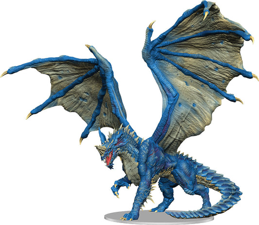 Dungeons & Dragons Fantasy Miniatures: Icons of the Realms - Adult Blue Dragon Premium Figure