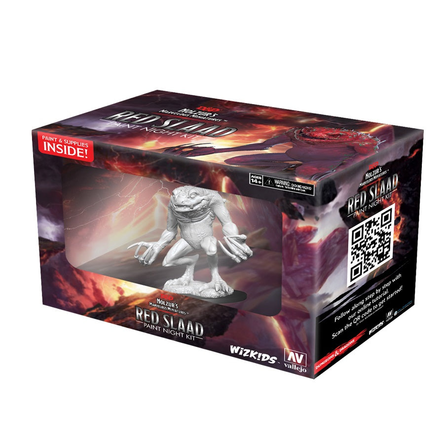 Dungeons & Dragons Nolzur`s Marvelous Miniatures: Red Slaad Paint Night Kit 7