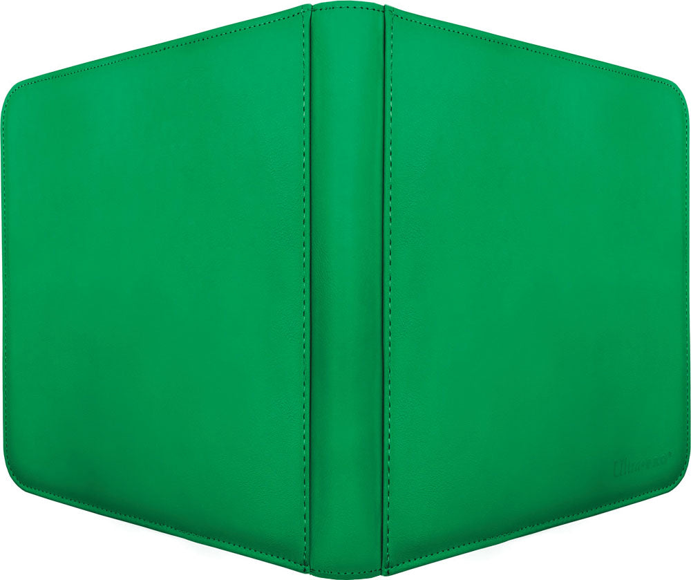 Vivid 12-Pocket Zippered PRO-Binder - Green