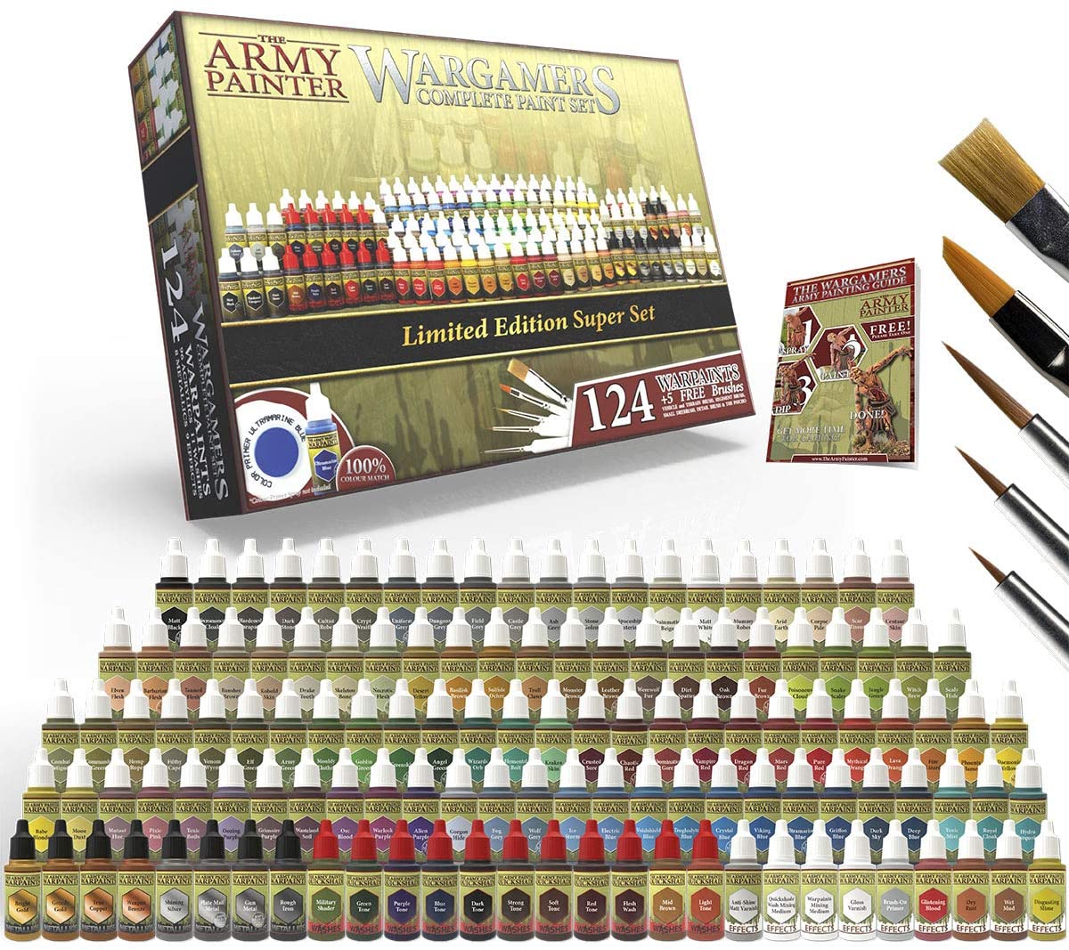 Army Painter Complete Paint Set - 124 Paints