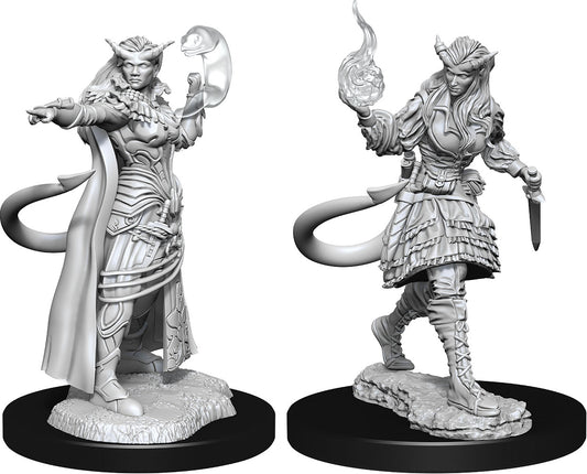 Dungeons & Dragons: Nolzur's Marvelous Unpainted Miniatures - W15 Tiefling Sorcerer Female