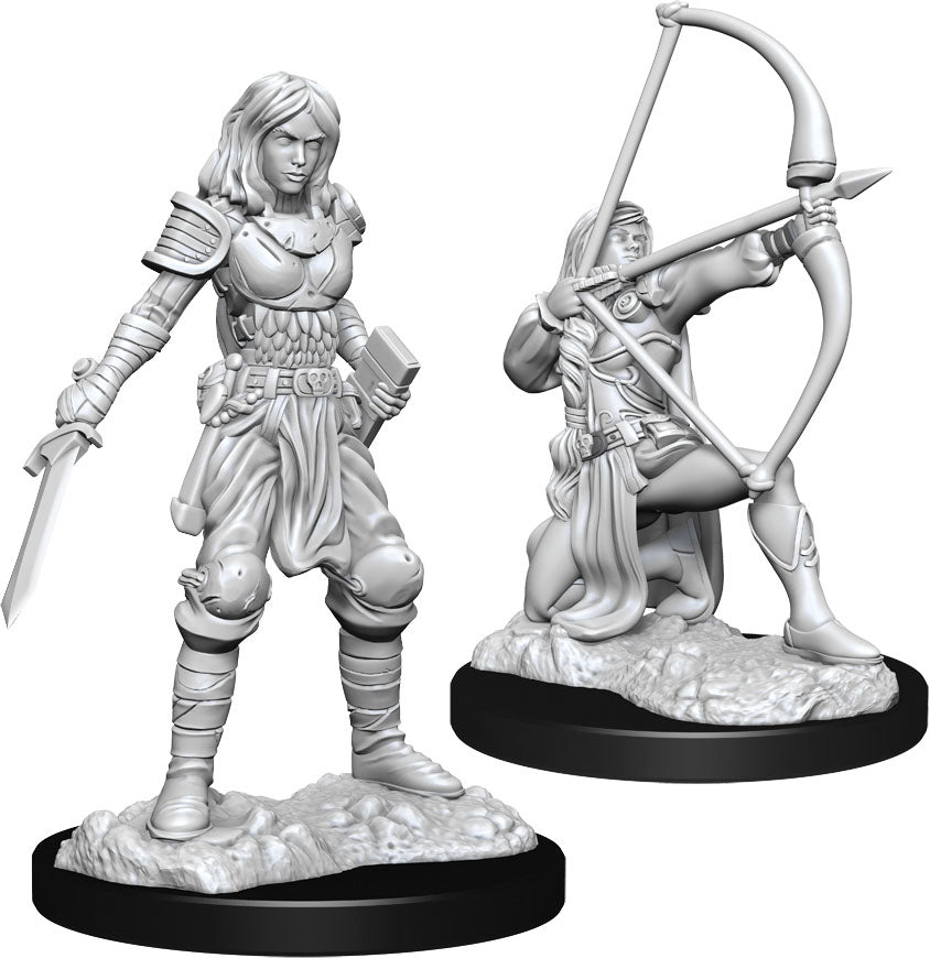 Pathfinder Battles: Human Fighter (Female)