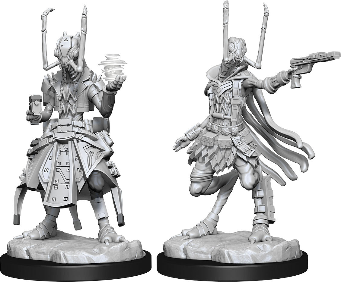 Starfinder Deep Cuts Unpainted Miniatures: W15 Shirren Technomancer