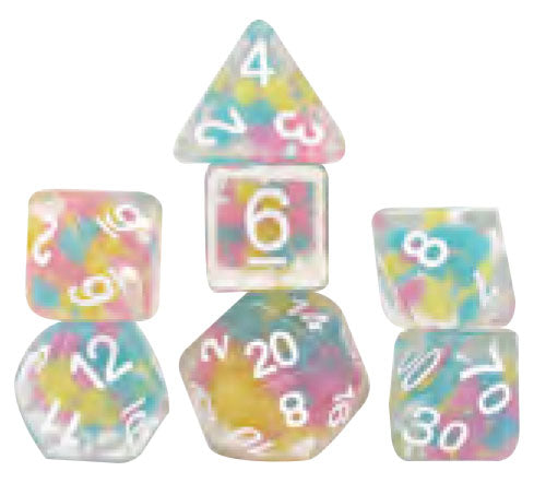 RPG Dice Set (7): Lucky Charm Glowworm