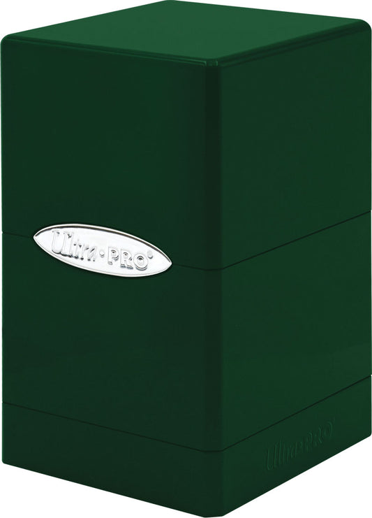 Satin Tower Deck Box: Hi-Gloss Emerald Green