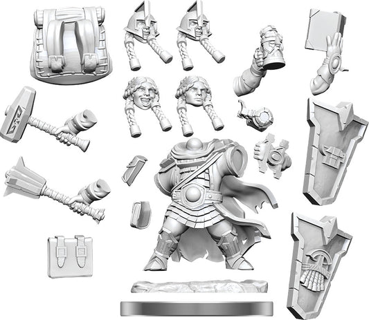 Dungeons & Dragons Frameworks: W01 Dwarf Cleric Female