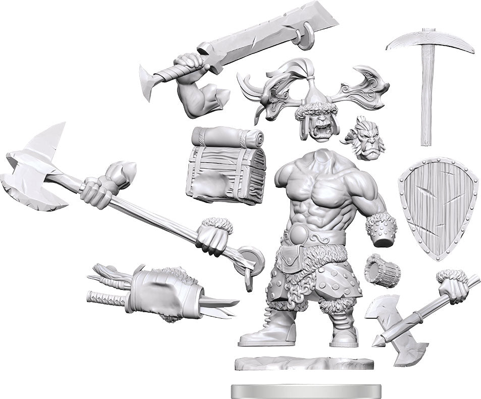 Dungeons & Dragons Frameworks: W01 Orc Barbarian Male