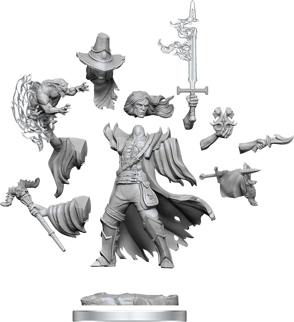 Dungeons & Dragons Frameworks: W01 Human Warlock Male