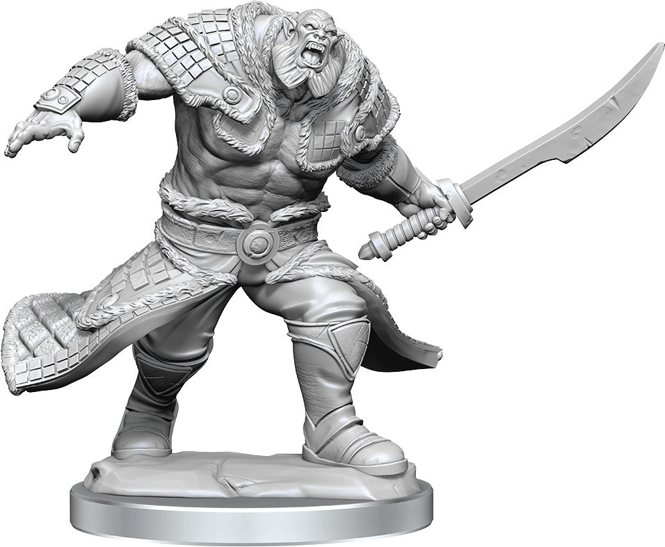 Magic the Gathering Unpainted Miniatures: W04 Zurgo Helmsmasher & Unyielding Krumar