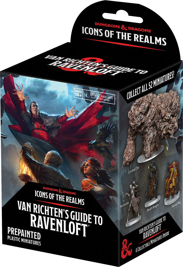 Dungeons & Dragons: Icons of the Realms Set 21 Van Richten`s Guide to Ravenloft Booster Brick (8)