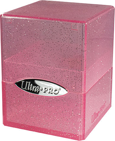 Satin Cube: Glitter Pink