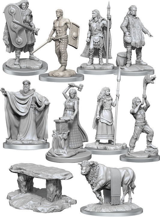 WizKids Deep Cuts Unpainted Miniatures: W17 Brigante Celts