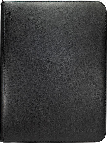 Vivid 9-Pocket Zippered PRO-Binder: Black