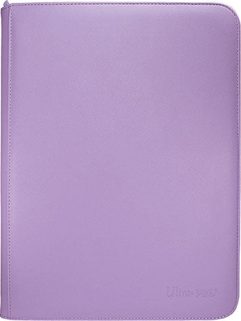 Vivid 9-Pocket Zippered PRO-Binder: Purple