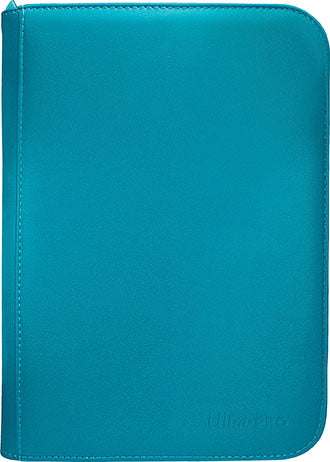 Vivid 4-Pocket Zippered PRO-Binder: Teal