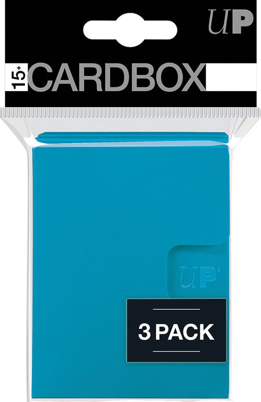 PRO 15+ Card Box 3-pack: Light Blue