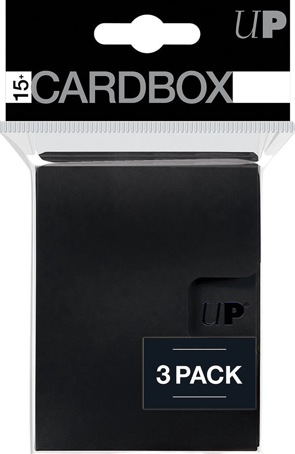 PRO 15+ Card Box 3-pack: Black