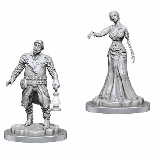 WizKids Deep Cuts Unpainted Miniatures: W18 Zombies