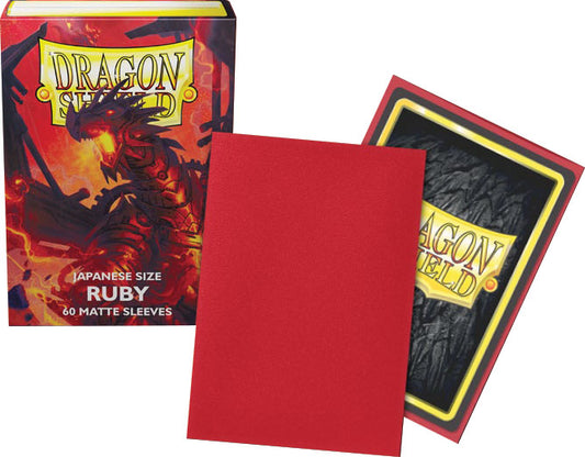 Dragon Shield: Ruby Matte Japanese (60)