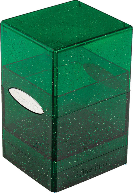 Satin Tower: Glitter Green