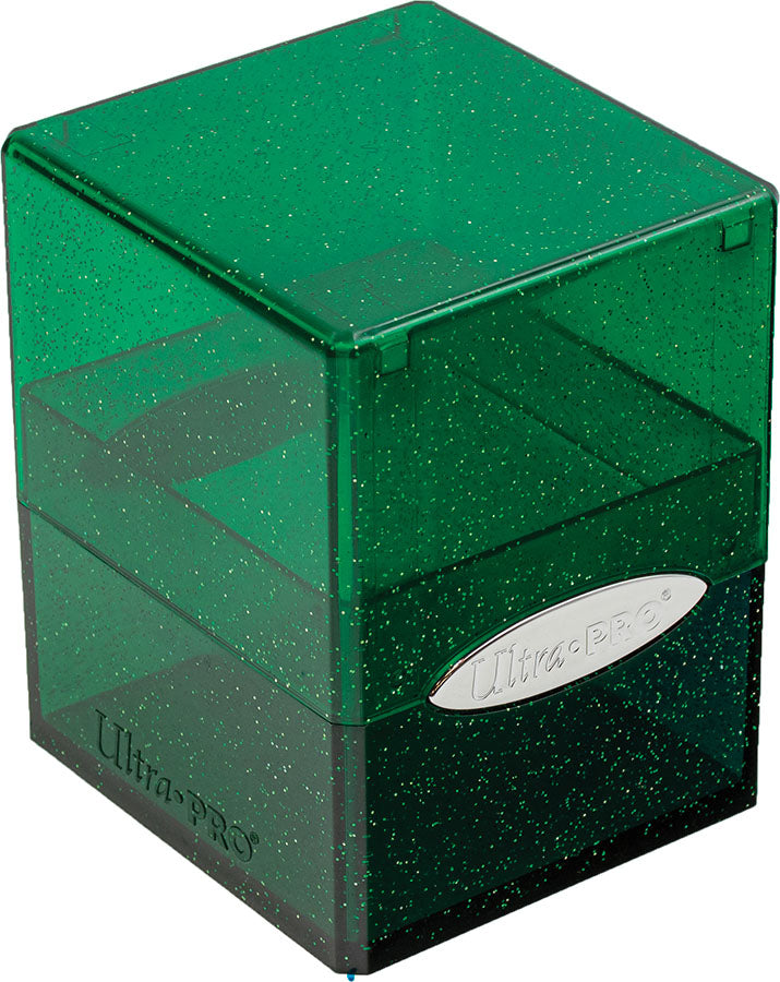 Satin Cube: Glitter Green