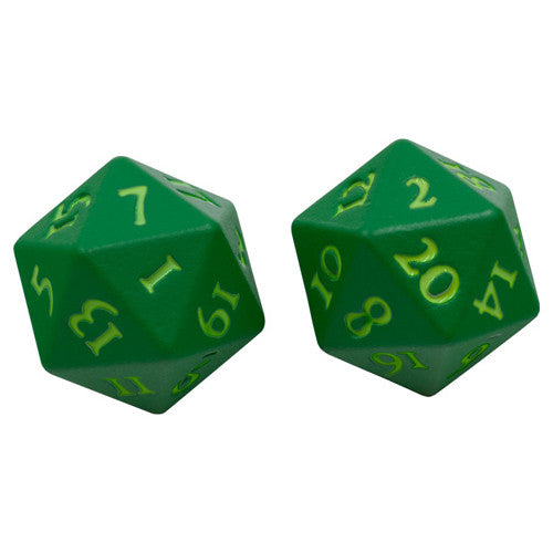 Vivid Heavy Metal Dice: Green (2d20)