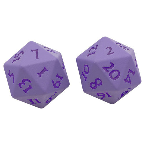 Vivid Heavy Metal Dice: Purple (2d20)