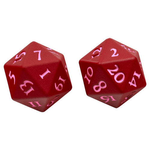 Vivid Heavy Metal Dice: Red (2d20)