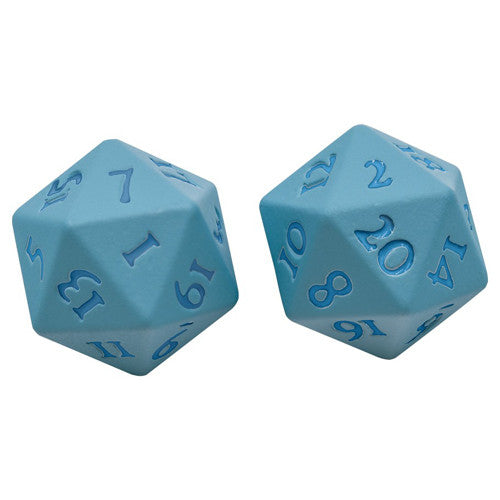 Vivid Heavy Metal Dice: Light Blue (2d20)