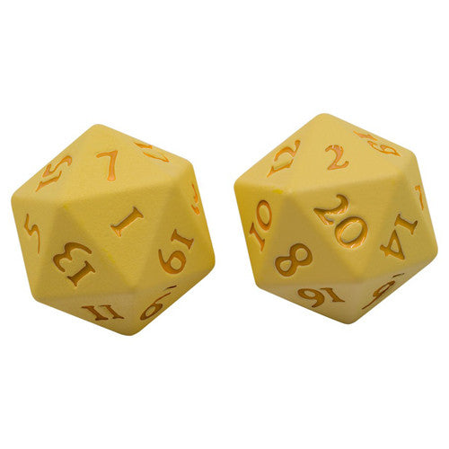 Vivid Heavy Metal Dice: Yellow (2d20)