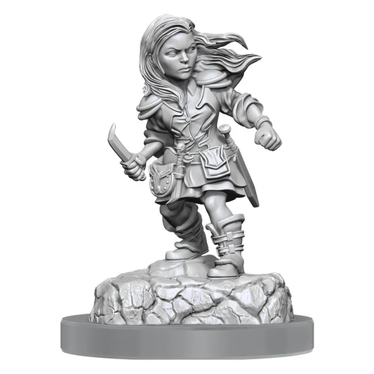 Dungeons & Dragons: Nolzur's Marvelous Unpainted Miniatures - W20 Halfling Rogue Female