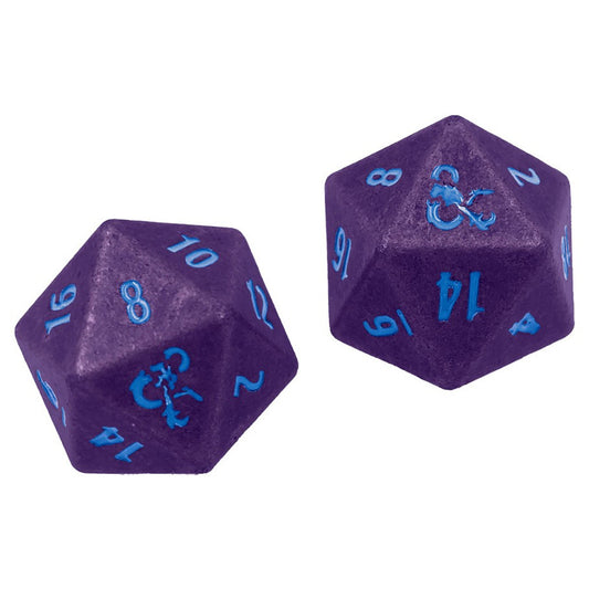 Dungeons & Dragons RPG: Phandelver Campaign - 2D20 Heavy Metal Dice Royal Purple and Sky Blue