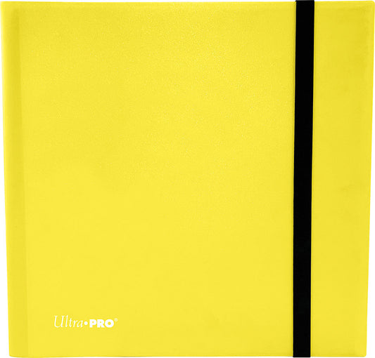 Ultra Pro: Lemon Yellow 12-Pocket Eclipse PRO-Binder